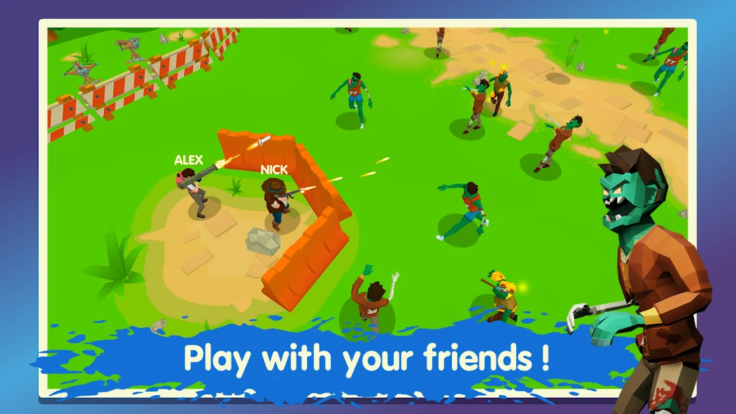 Two Guys & Zombies 3D APK screenshot 1