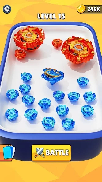 Spinner Battle: Merge Master APK screenshot 5