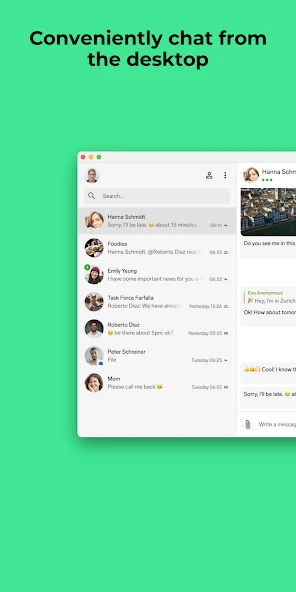 Threema. Secure and private Messenger APK screenshot 4
