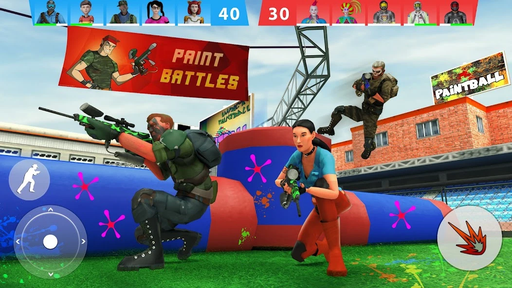 Paintball Shooting Games 3D screenshot 1