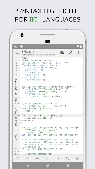 Code Editor APK screenshot 1