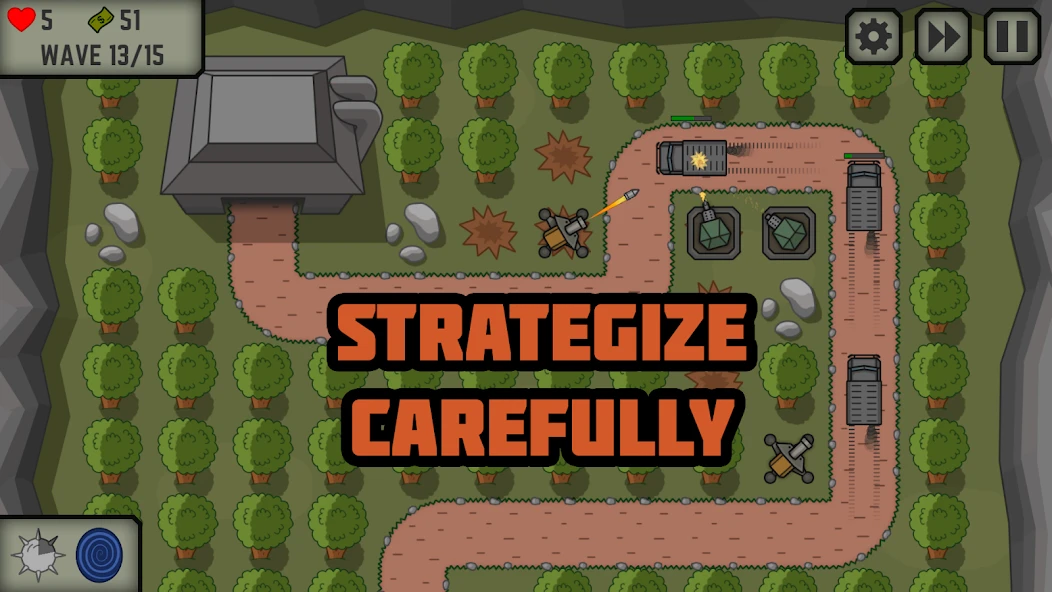 Tactical War: Tower Defense Game screenshot 1