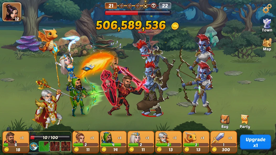 Firestone Idle RPG: Tap Hero Wars screenshot 1