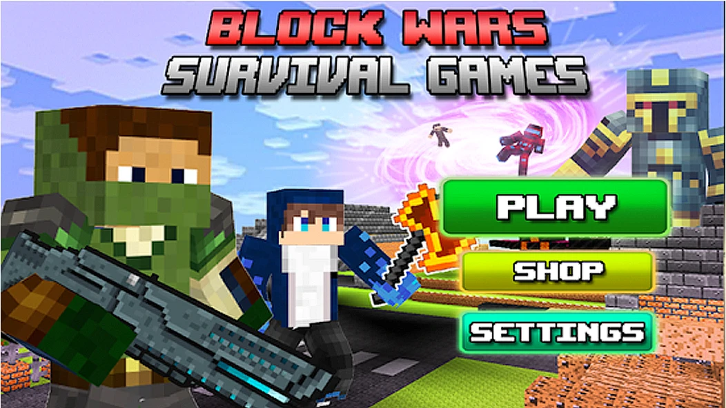 Block Wars Survival Games APK screenshot 1