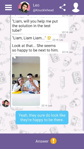 Hey Love Tim: High School Texting Story screenshot 5