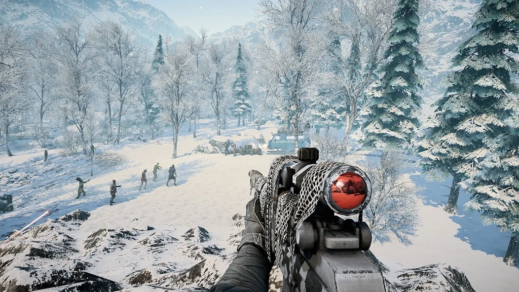 SNIPER ZOMBIE 3D Game APK screenshot 2