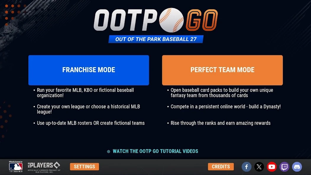 OOTP Baseball 27 Go! APK screenshot 1