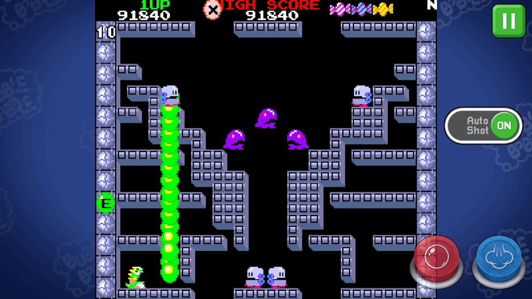 BUBBLE BOBBLE classic screenshot 2