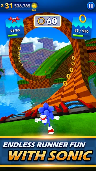 Sonic Dash screenshot 1