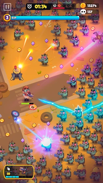 Zombastic: Survival game APK screenshot 3