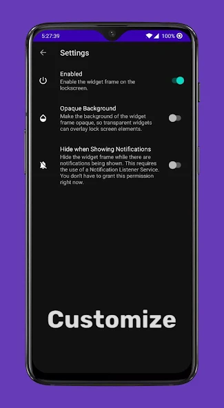 Lockscreen Widgets APK screenshot 5