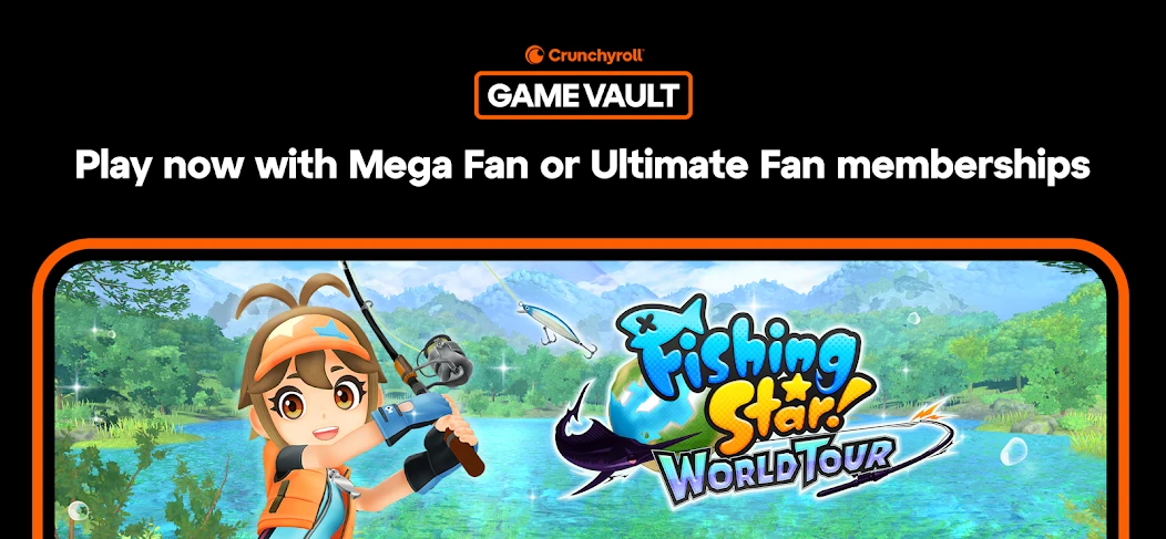 Crunchyroll: Fishing Star WT screenshot 1