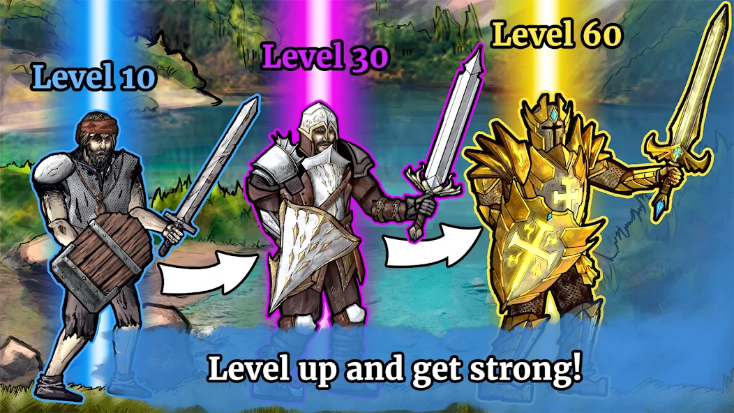 The Paladin's Story: Melee & Text RPG (Offline) screenshot 3