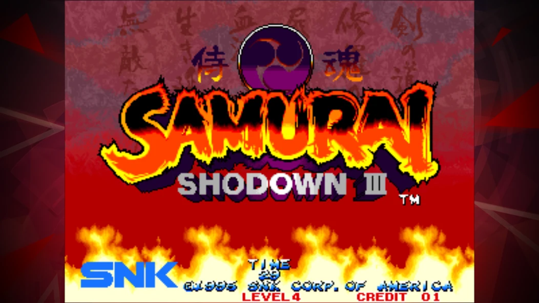 SAMURAI SHODOWN III ACA NEOGEO APK screenshot 1