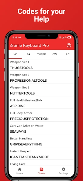 Game Keyboard Pro apply cheats APK screenshot 4