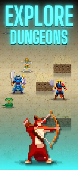 Dunidle: Idle pixel dungeon screenshot 1