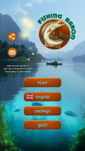 Fishing Baron - realistic fishing game screenshot 1