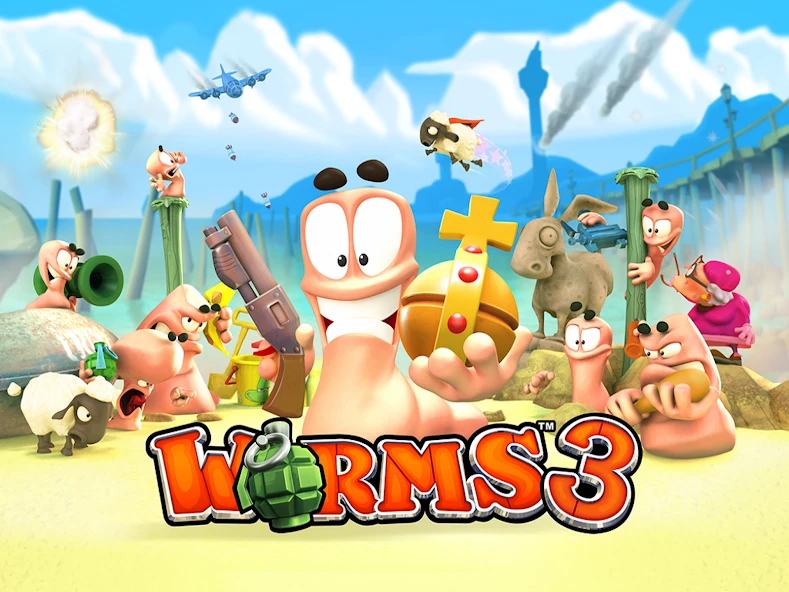 Worms 3 screenshot 1