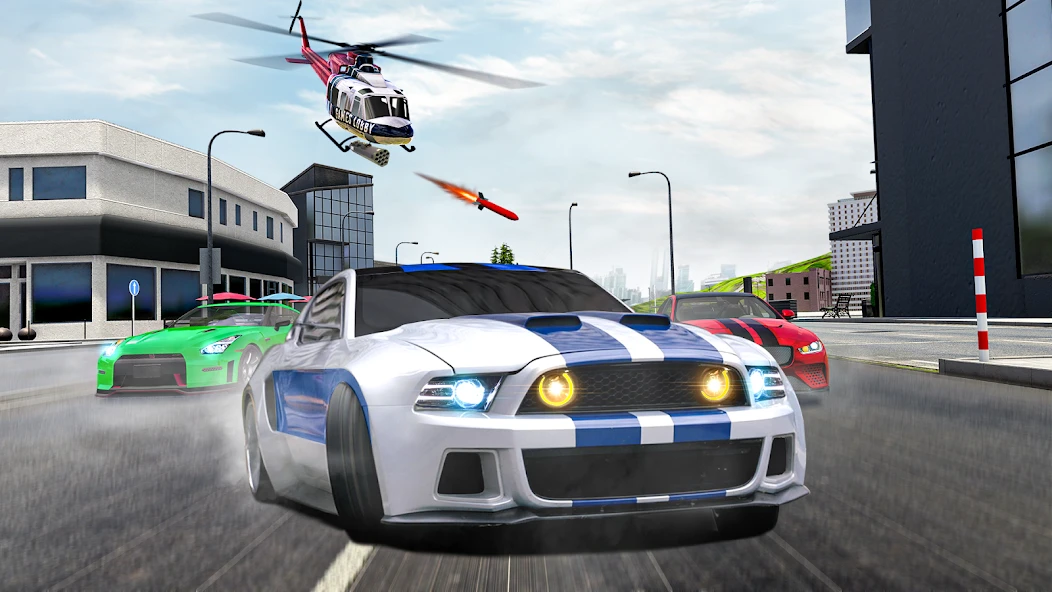 Traffic Car Racing: Highway City Driving Simulator screenshot 5
