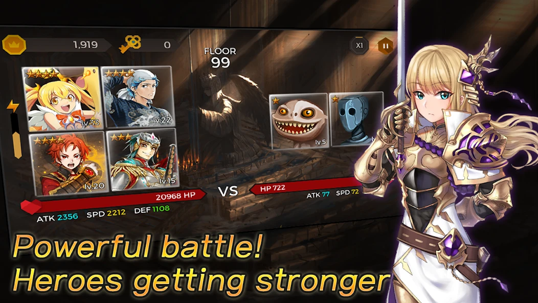 Secret Tower 500F (Online RPG) screenshot 2