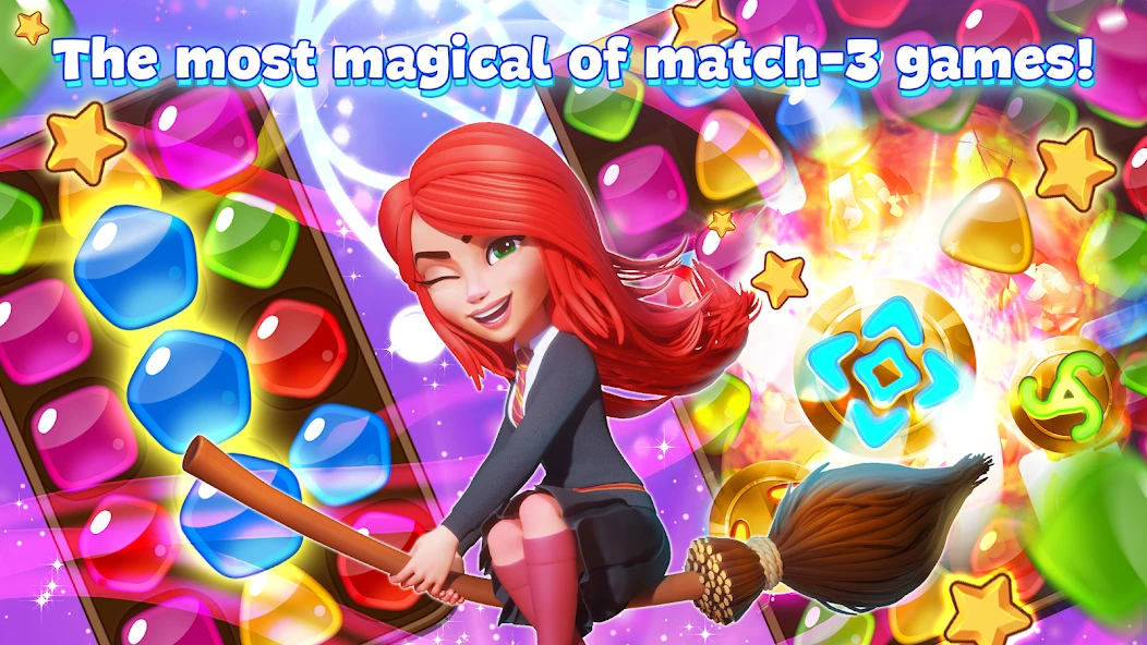 Charms of the Witch: Magic Mystery Match 3 Games screenshot 1