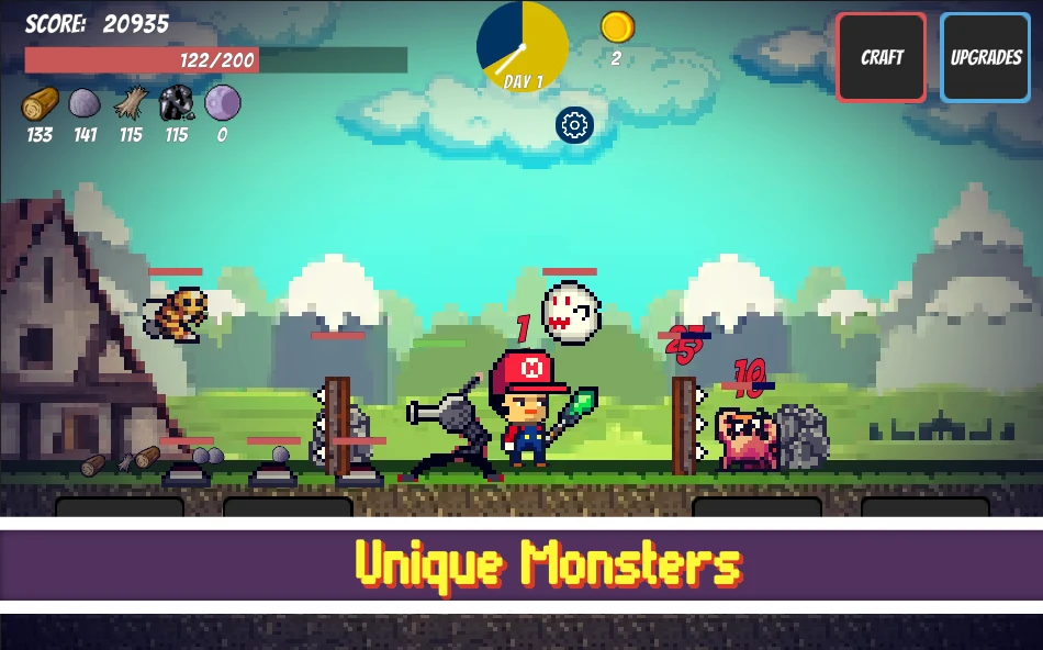 Pixel Survival Game screenshot 3