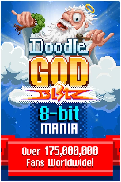 Download Doodle God: 8-bit Mania Blitz (MOD, unlimited mana) 1.0.4 screenshot 1