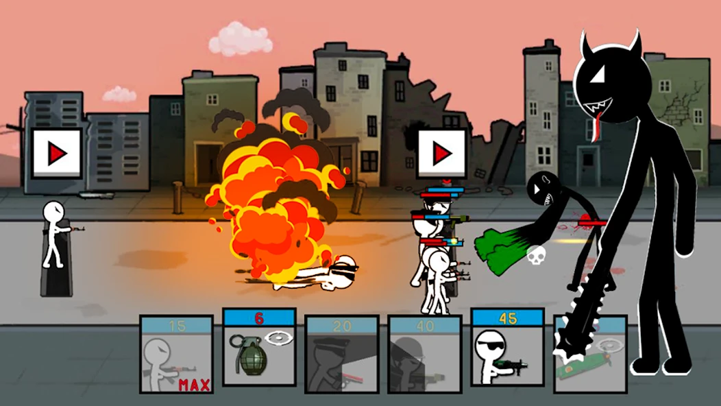 Stickman Army: World War Legacy Fight screenshot 1