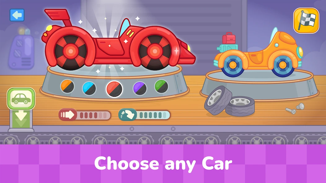 Bimi Boo Car Games for Kids screenshot 3