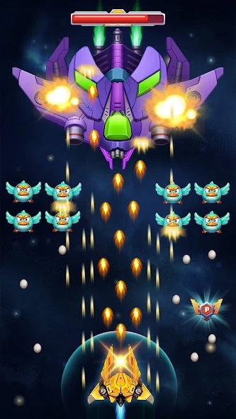 Chicken Attack: Galaxy Shooter screenshot 4
