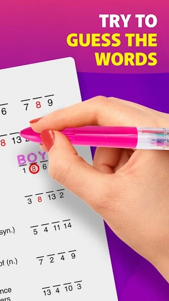 Crostic Crossword – Word Puzzles APK screenshot 2