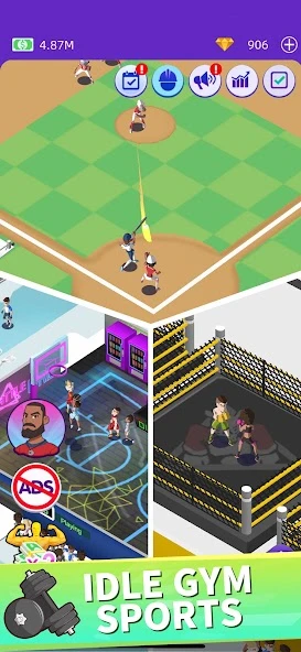 Idle GYM Sports - Fitness Workout Simulator Game screenshot 4