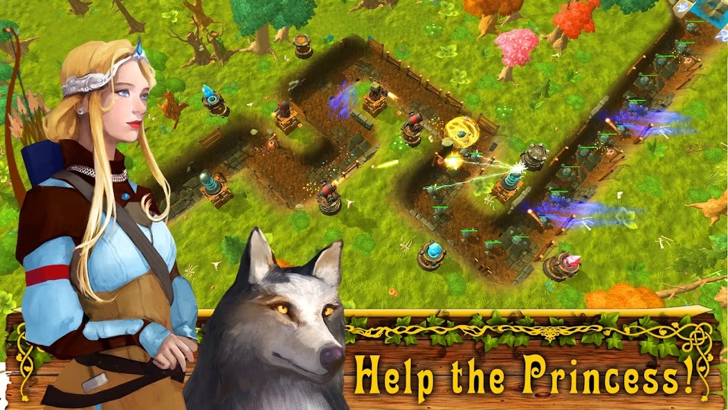 Fantasy Realm TD: Tower Defense Game screenshot 1