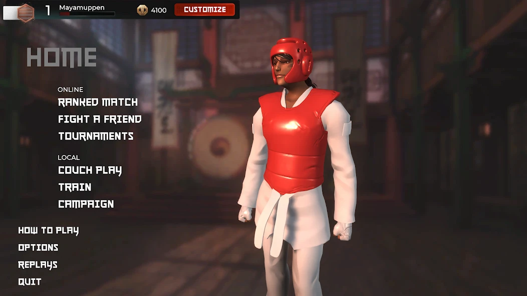 Taekwondo Game screenshot 1