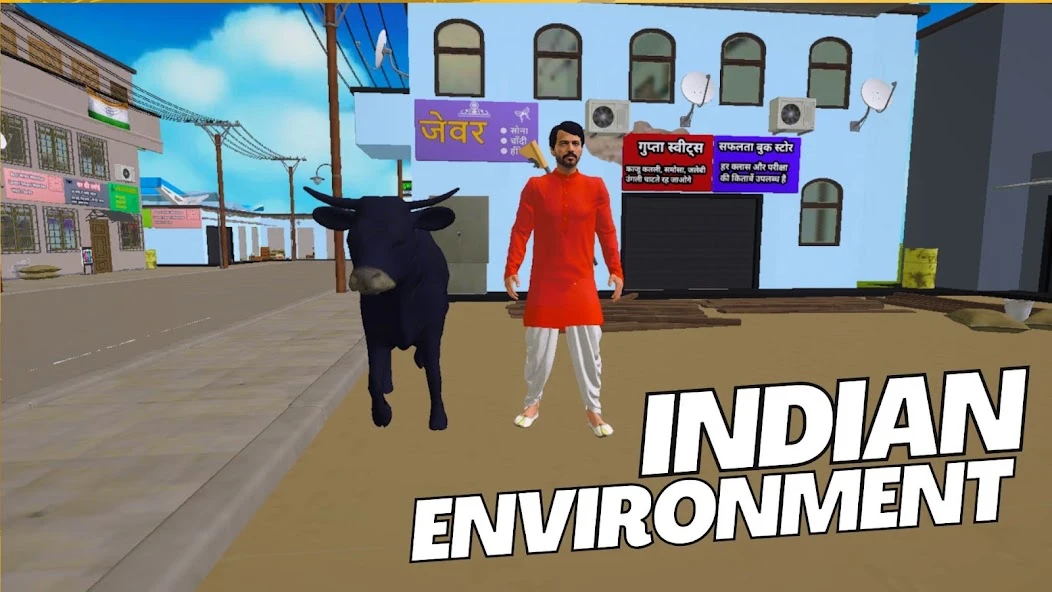 Indian Gully Gangster Sim 3D APK screenshot 1