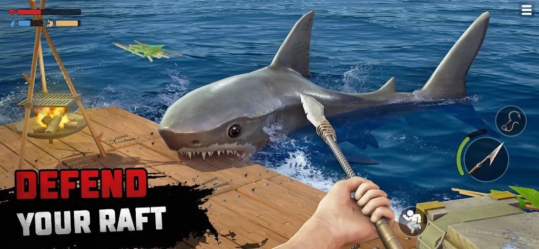 Ocean Nomad Pro: Survival on Raft screenshot 2