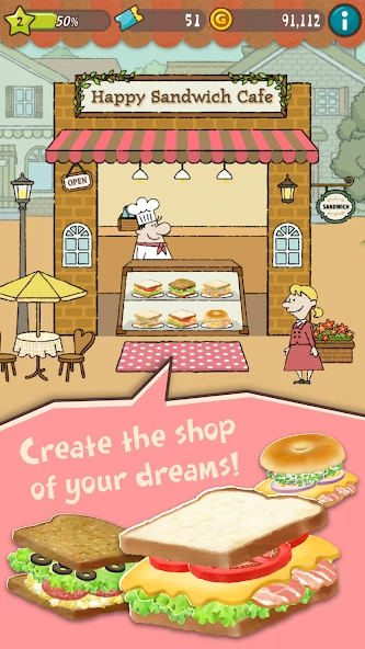 Happy Sandwich Cafe screenshot 1