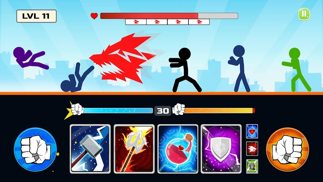 Stickman Fighter: Mega Brawl screenshot 4