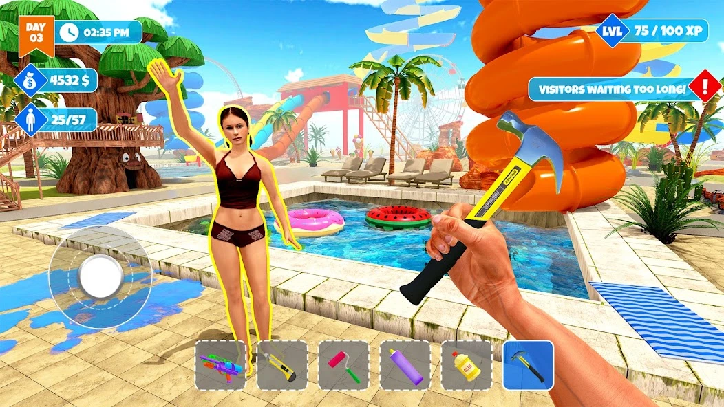 Waterpark Manager Simulator APK screenshot 2
