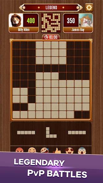 Woody Battle: Online Multiplayer Block Puzzle screenshot 4