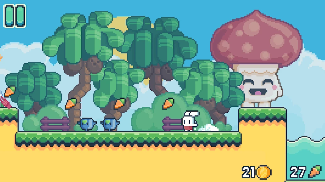 Yeah Bunny 2 - pixel retro arcade platformer screenshot 2