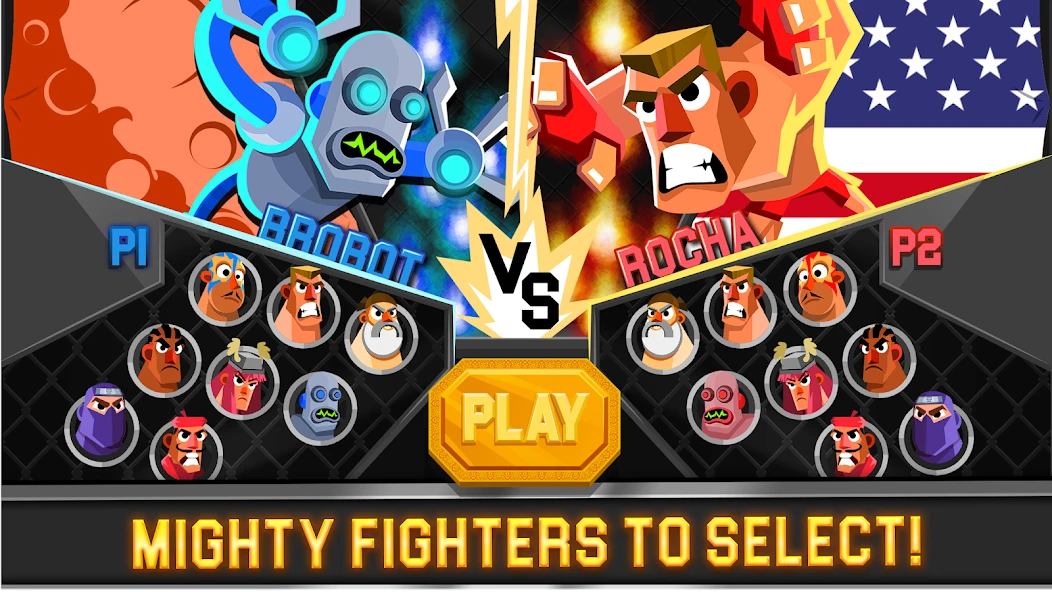 UFB 3: Ultra Fighting Bros - 2 Player Fight Game screenshot 2