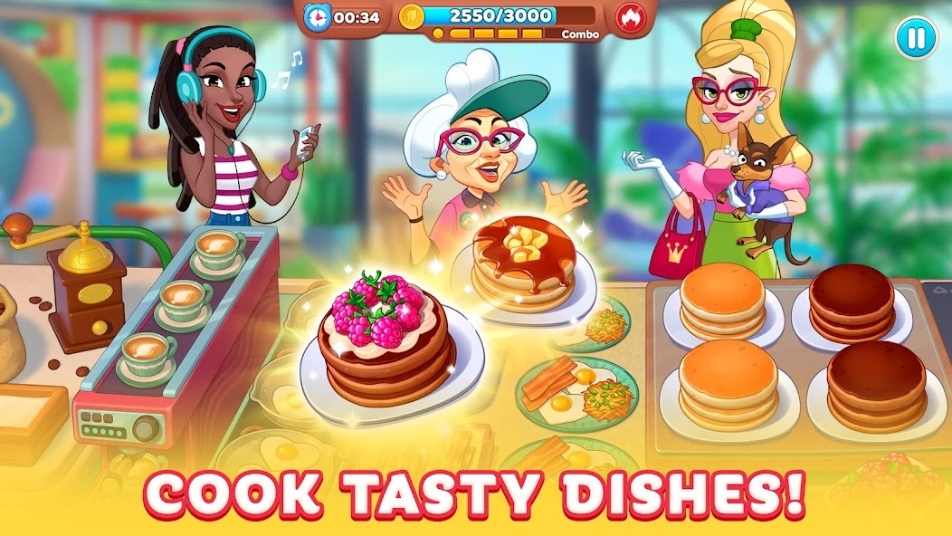 Chef & Friends: Cooking Game APK screenshot 1