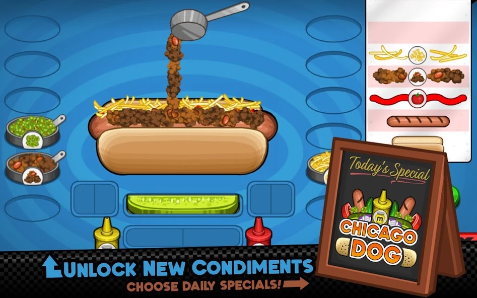 Papa’s Hot Doggeria HD APK screenshot 3