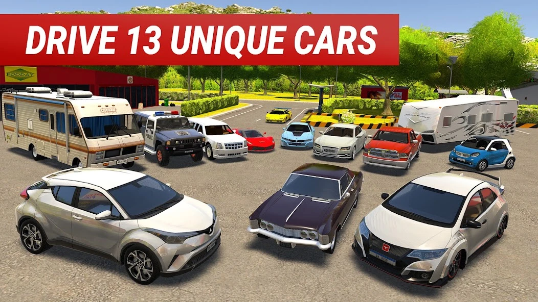 Roundabout 2: A Real City Driving Parking Sim screenshot 5