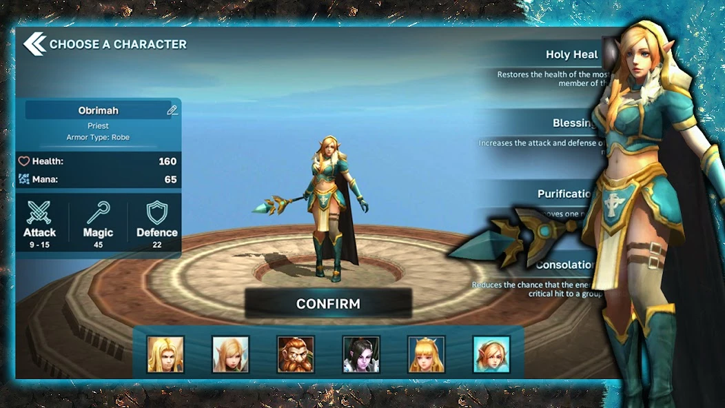 Fantasy Heroes: Legendary Raid RPG Action Offline screenshot 1