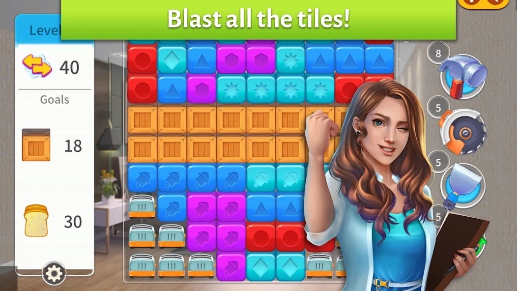Home Designer - Match + Blast to Design a Makeover screenshot 5
