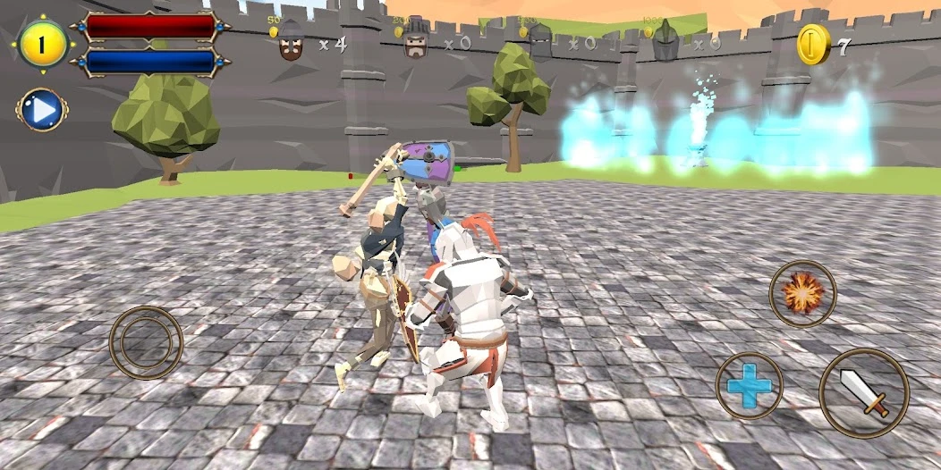 Castle Defense Knight Fight screenshot 2