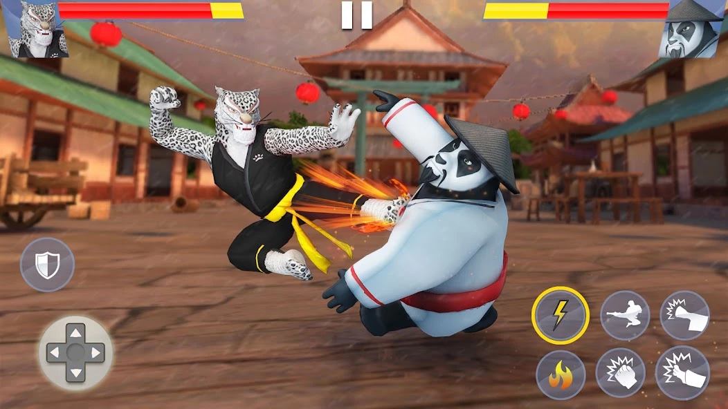 Kung Fu Animal Fighting Games: Wild Karate Fighter screenshot 2