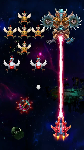 Galaxy Attack: Chicken Shooter screenshot 5